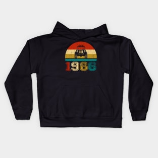 Vintage Jeep 1986 Birthday Jeep Gift Kids Hoodie